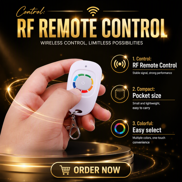 RF Wireless Remote Controller 433 MHz 1527 Code Transmitter Single Button Remote Control Start RF Remote Control for Gate