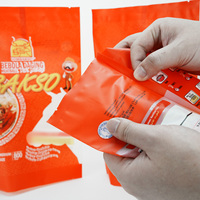 Fabricant de boulettes congelées scellées personnalisées nouilles hamburgers frites emballage alimentaire sacs en plastique
