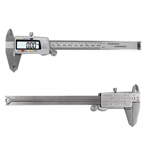 Độ chính xác cao 0-150mm công nghiệp Vernier Caliper mới màn hình lớn thép không gỉ hiển thị kỹ thuật số hướng dẫn sử dụng công cụ đo điện - Product Image 4