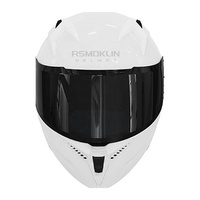 Casques de moto en gros avec coque ABS, double visière, mentonnière relevable, coussinets d'oreille amovibles, boucle de sécurité et doublure intérieure en coton confortable