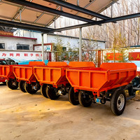 Camion benne diesel 3 roues spécifique à l'exploitation minière, capacité 3000 kg, mini-tricycle basculant à démarrage électrique pour un transport fiable dans les mines