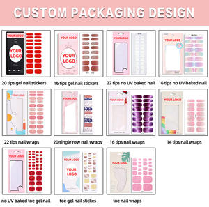 ปลายเล็บปลอมคุณภาพสูง ทรงเหลี่ยม สีพื้น หรูหรา ปลอดสารพิษ กึ่งสำเร็จรูป 16 ชิ้น แบบไม่มีโค้ง C - Product Image 2