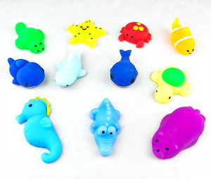 Funny Cartoon Shape <b>Fidget</b> Squeeze Toy Animal Decompression Slow Rising Squishy Squeeze Mochi Sea Animal Mochi for Kids - Product Image 3