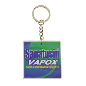 Vendita calda in gomma Design il tuo Logo altre catene chiave Taser catena per portachiavi - Product Image 5