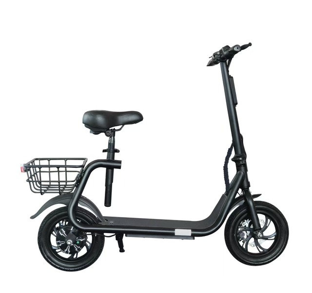 Little for Adult Two-wheel Electric Scooter Foldable Waterproof Commuter Bike with Lithium Battery for Grocery Delivery Scooter