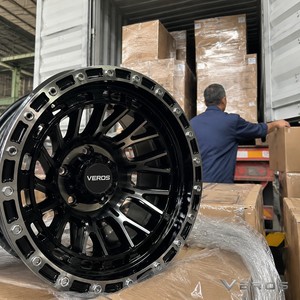 Jantes tout-terrain VEROS à décalage négatif -44 <span class=keywords><strong>4x4</strong></span>, 15 pouces pour pick-up 5X114.3 6X139.7 - Product Image 4