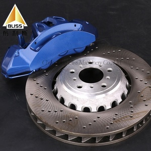 Kit de freno grande, pinza de freno de carreras de seis ollas, disco de una pieza <span class=keywords><strong>M5</strong></span> 400Mm, pinza de freno modificada de aluminio de 6 pistones para <span class=keywords><strong>BMW</strong></span> F10 F13 - Product Image 1