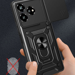 Fundas de TPU para Móvil con Anillo y Cámara Deslizante para <span class=keywords><strong>ZTE</strong></span> Blade V70 Max Music 4G Neo 3 2 Focus Pro 5G A75 A55 con Soporte a Prueba de Golpes - Product Image 6