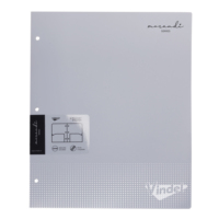 3 agujeros 2 carpeta perforadora de bolsillo PP plástico colorido Archivo de cartera dos bolsillos 3 carpetas de bolsillo de anillo
