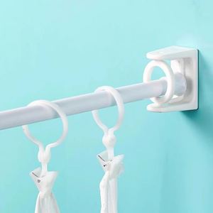 Perforation-free <b>Curtain</b> Telescopic Rod, Kitchen Drain, Shoe Cabinet Layer Rod, Bathroom <b>Curtain</b> Rod, Door <b>Curtain</b> Rod - Product Image 3