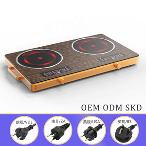 2-Burner Stainless Steel Induction Cooker Touch Knob Control <b>Electric</b> <b>Hot</b> <b>Plate</b> App-Controlled Commercial Use Battery Operated - Product Image 3