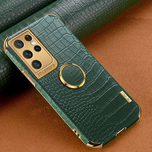 Funda de teléfono de cuero para samsung note 20 ultra A71 M30S, anillo magnético Invisible, bolsas de teléfono móvil para samsung S20 <span class=keywords><strong>plus</strong></span> - Product Image 2