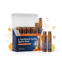 Private Label L-Carnitin & Taurin Energy Drink Shot für Sporternährung und Stoffwechselunterstützung