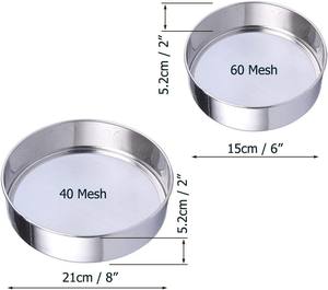 300mm Testsieb 12 Zoll Labor-Testsieb mit Edelstahlgewebe für Bodensiebschüttler & Partikelanalyse - Product Image 4