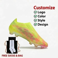 Chaussures de football FG de haute qualité 2026 avec semelle intermédiaire en PU pour l'entraînement de football en extérieur pour hommes – Vente en gros