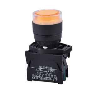 สวิตช์ปุ่มกดอะลูมิเนียม IP65 10A 1NO ติดตั้งง่าย ดีไซน์น้ำหนักเบา ปุ่มหยุดฉุกเฉิน ขนาด 22 มม. น้ำหนักเบา สำหรับเครื่องใช้ไฟฟ้าภายในบ้าน - Product Image 3