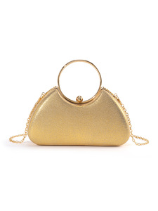 Bolso de Noche para Mujer con Flecos de Diamantes de Imitación Brillantes y Asa de Mano, Ideal para Fiestas y Cenas - Product Image 4