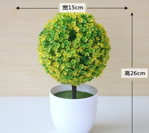 Bonsaï Artificiel Plantes Artificielles En Pot Sakura Boule De Neige Petit Arbre Plantes Fleurs Ornements En Pot Décor De <span class=keywords><strong>Jardin</strong></span> À La Maison - Product Image 5