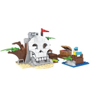 COGO 3 en 1 Développement Éducatif 260 pcs Bateau Pirate Crâne Château Modèle 3D Building Block Jouets - Product Image 4
