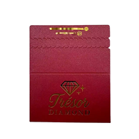 Tarjeta de Garantía de Lujo con Logotipo Personalizado, Mini Tarjeta de Papel, Sobre Pequeño con Tira Desprendible, Tarjeta VIP y Sobre para Pequeñas Empresas