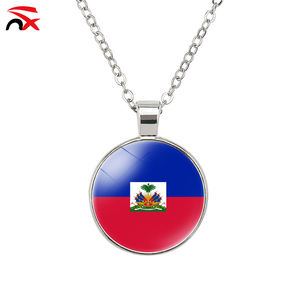 Colliers en alliage métallique avec drapeau du <span class=keywords><strong>Cap</strong></span>-<span class=keywords><strong>Vert</strong></span>, pendentifs du <span class=keywords><strong>Cap</strong></span>-<span class=keywords><strong>Vert</strong></span>, produits pour les fans <span class=keywords><strong>de</strong></span> football 2026 - Product Image 5