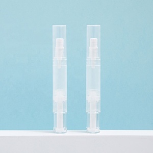 In Stock Disposable Cosmetic Container Lip <b>Gloss</b> Brush 2ml 3ml 4ml 5ml Transparent Empty Cuticle Oil Nail Oil Twist up Pen - Product Image 4