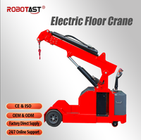 Mini-grue électrique portable automatique pliable 2T pour levage de moteurs et roulements, portée 3,5m/5m