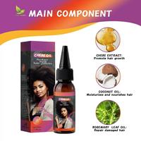 Huile Capillaire Végétalienne et Biologique 100% Pure au Chebe, Poudre Naturelle de Chebe, Huile de Croissance Capillaire, Sérum Réparateur pour la Repousse, Produits Stimulant la Croissance des Cheveux