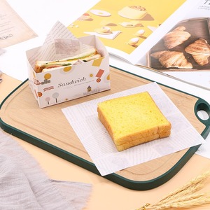Kraft 18*18 Clear Butter Food <span class=keywords><strong>Burger</strong></span> Embrulho Papel Greaseproof Atacado Papel Fast Food Sandwic Hot Dog Embrulho Papel - Product Image 4