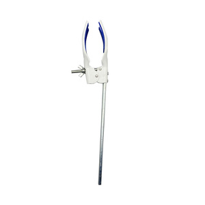 Guanghe Kunshenglong Laboratory Clamp 10Cm Large White Spray Clip <b>Physics</b> Teaching Instrument Flask Clamp - Product Image 1