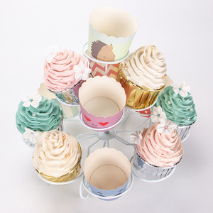 Tree Shaped Cupcake Stand 13 Cup Metal Dessert Display Rack For Birthday Party Table Decorations - Product Image 3
