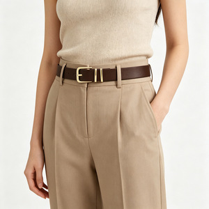 <span class=keywords><strong>Ceinture</strong></span> pour femmes en cuir PU, style coréen tendance, avec boucle ardillon, de luxe et simple, pour jeans et jupes, approvisionnement transfrontalier - Product Image 6