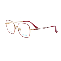 Superovo 2025 Nouvelles Lunettes de Luxe Incrustées de Diamants, Monture Polygone Entièrement Cerclée, Design Imprimé Léger, Unisexe, Usage Quotidien, Adaptées à Tous les Visages