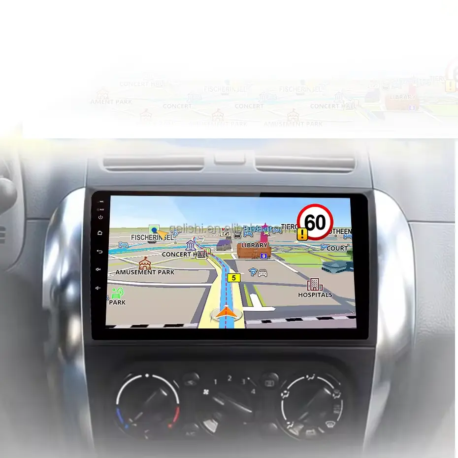 Reproductor de coche Gerllish para Suzuki SX4 2006-2017 REPRODUCTOR DE Radio inalámbrico Android estéreo automático con navegación GPS Multimedia DSP