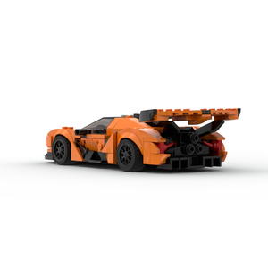 MOC M03121 Coche de Ciudad de Alta Velocidad, Campeón de Carreras, Superauto Clásico, Bloques de Construcción, Ladrillos de Carreras, Súper Técnica, Garaje Creativo, Set DIY - Product Image 3
