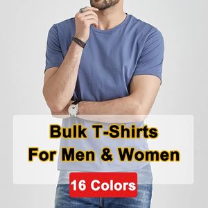 Los fabricantes de ropa personalizada imprimen bajo demanda Camisetas cuello redondo sublimación camisa espacios en blanco camiseta para Diy - Product Image 2