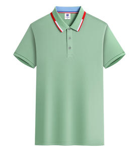 Chemises Polo de Golf Sportives en Polyester de Haute Qualité avec Logo Personnalisé Brodé, Couleur Unie, Uniformes d'Entreprise pour Hommes - Product Image 4
