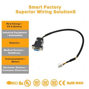 Kabel Harness Fleksibel Tembaga Berlapis Timah dengan Isolasi PBT/PET 16mm2 4 Inti 35mm2 untuk Motor Penggerak Lengan Robot dan Pengumpan Daya dengan Adaptor - Product Image 3