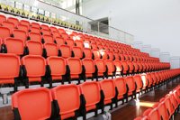 Siège de stade en plastique imperméable stabilisé aux UV, de qualité fiable et durable, pour gradins