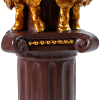 Pilier romain transfrontalier colonnes grecques Statues grecques classiques Sculpture mariage maison jardin résine décoration de jardin