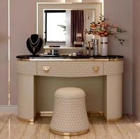 Table de maquillage avancée multifonctionnelle et coiffeuse