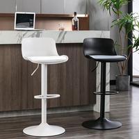 Verstellbare Küchen insel Kunstleder gepolsterte Barhocker Nordic Barhocker Drehbarer Barhocker mit Gegen höhe für die Küche Modern