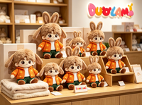 Peluche personnalisée en forme d'oreilles de lapin, jouet en peluche doux pour la décoration de la maison, cadeau pour les fans, peluche en forme d'oreilles de lapin