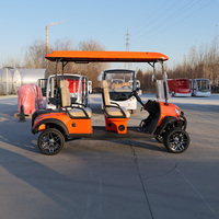 Voiturette de golf électrique 4 places personnalisée, homologuée DOT DOM, fiable, pour parcs touristiques, campus et clubs de tourisme