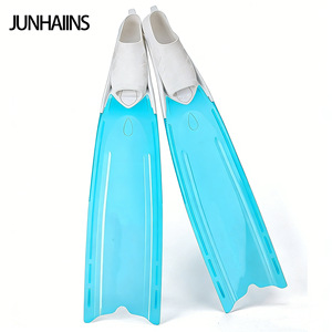 Inns Wave Long Leaf Freediving Fins PP Fin Plates Soft Lightweight Flexible Swimming Fins - Product Image 3