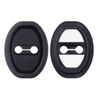 Protecteur de serrure de porte de voiture en silicone - Anti-bruit, réduction des chocs, tampon amortisseur pour la plupart des modèles de voitures