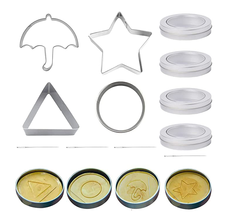 Форма для конфет из игры «кальмар», корейский традиционный сахарный печенье, игра кальмар, форма для конфет, инструменты для украшения тортов