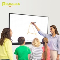 Pizarra Digital Interactiva LED de 75 Pulgadas a Precio Económico, Pantalla Todo en Uno, Pizarra Inteligente para Enseñanza, Panel Plano Interactivo