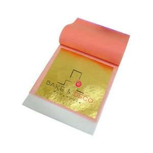 24K genuino morbido per fogli di foglia d'oro commestibili ingredienti per la decorazione di prodotti da forno sani e lussuosi - Product Image 2