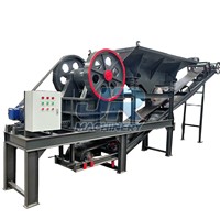 Concasseur à mâchoires robuste pour l'exploitation minière à grande échelle, machine de concassage primaire à faible taux de défaillance et fonctionnement stable